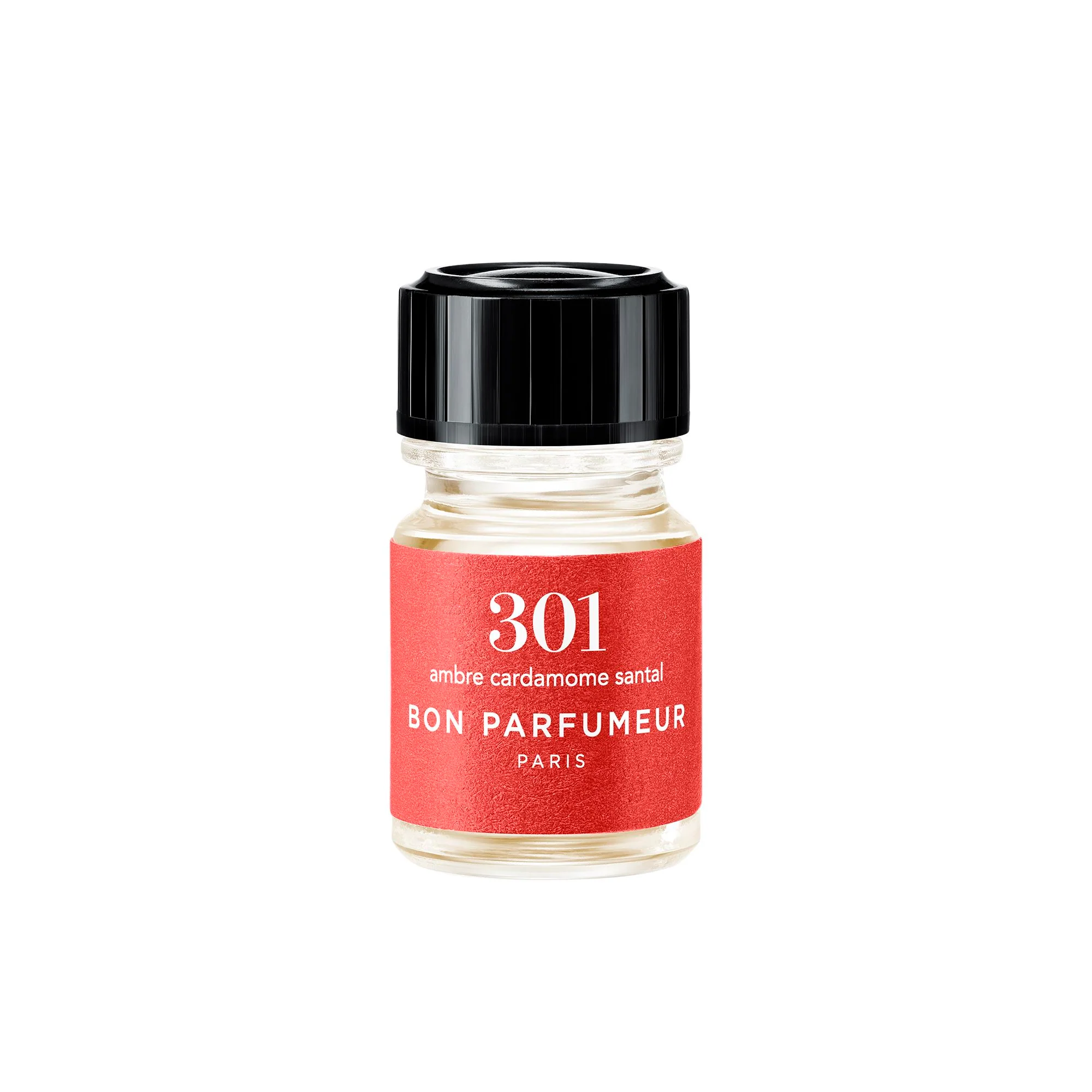 301 (2.5ml): Amber, cardamom, sandalwood