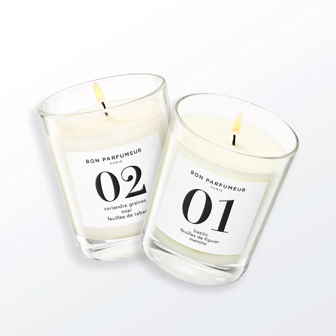 Duo of 180g candles 